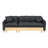 86.61" Technology Cloth Sofa