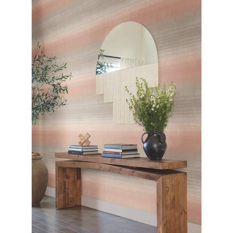 Papier peint Desert Textile, Rose
