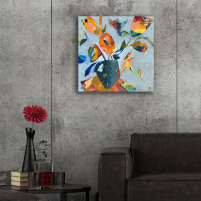  'Basking In Bodaciousness' by Dianna Fritzler Acrylic Glass Wall Art, 24" x 24"
