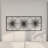Metal Sea Urchin Starburst Home Wall Decor with Black Frame