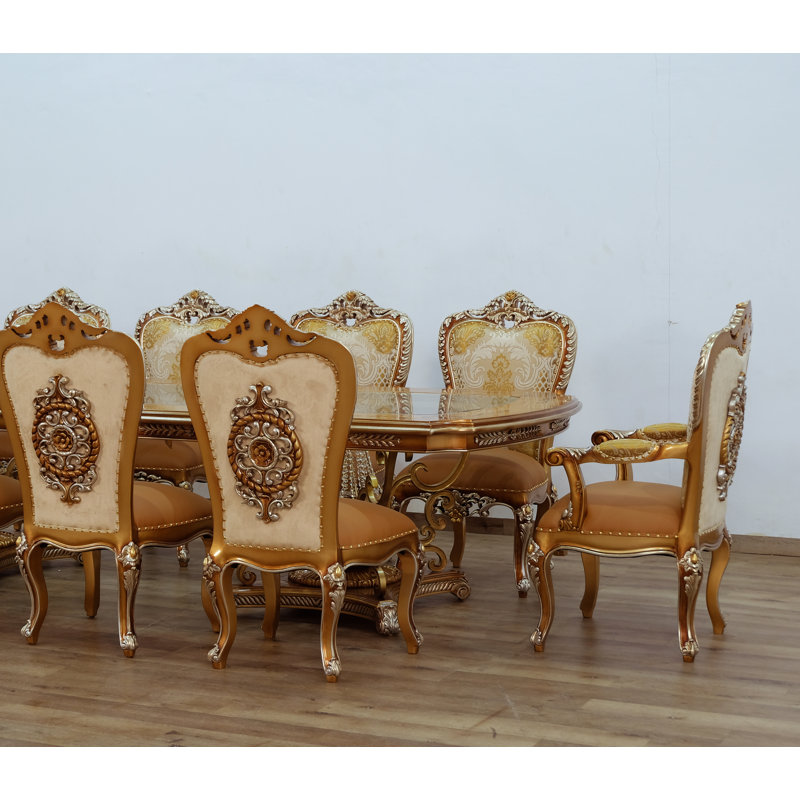 Beckworth 10 - Person Double Pedestal Dining Set