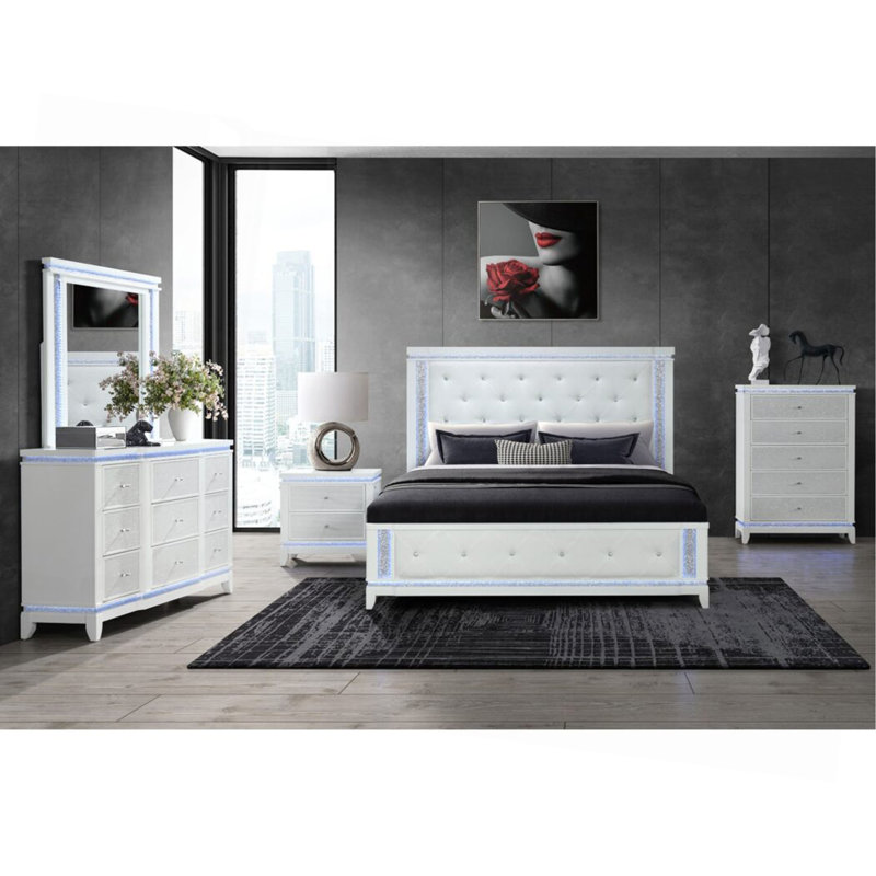 ADALID WHITE NIGHTSTAND