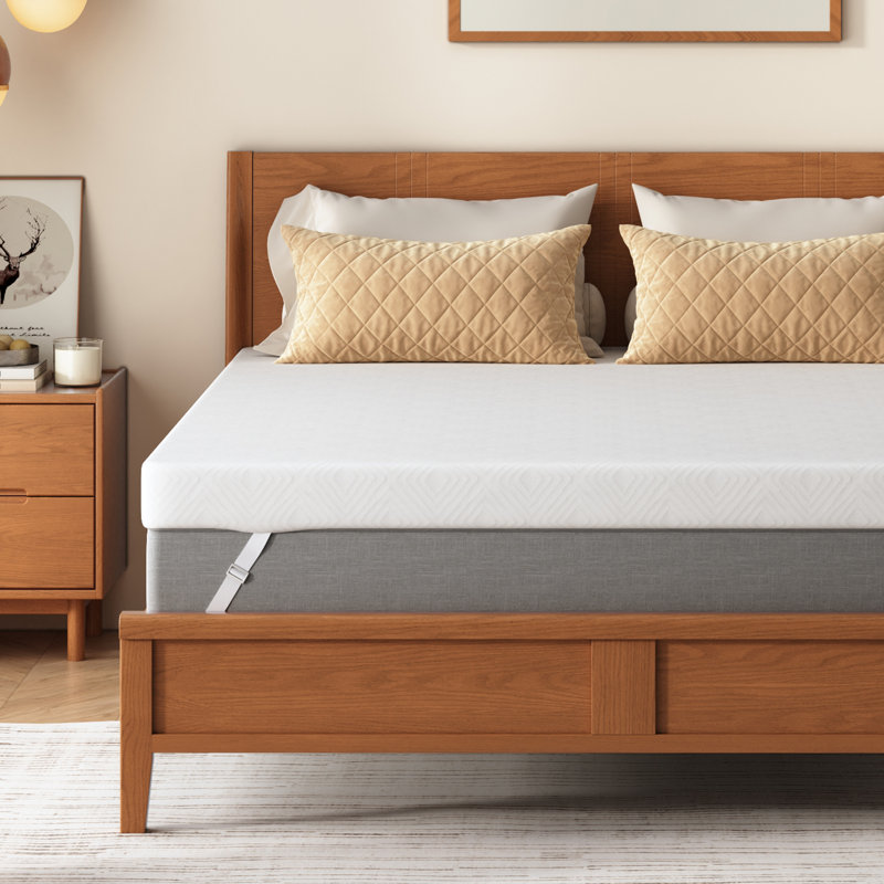 3" Memory Foam Mattress Topper, Twin