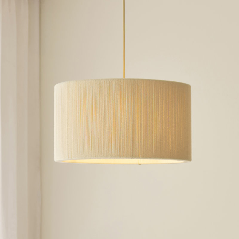 1 Brushed Brass Pendant