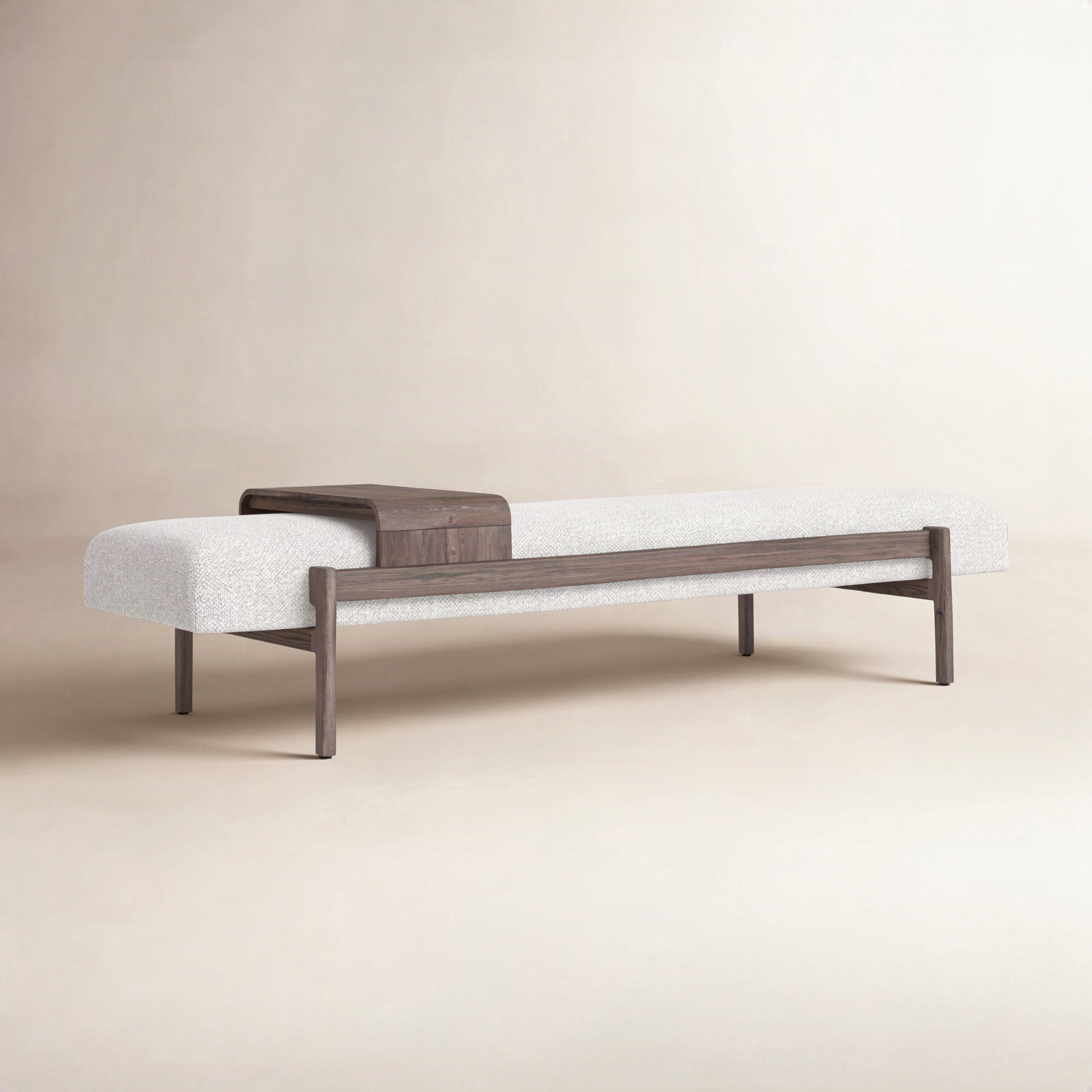 Romina Bench, Brunswick Pebble, Vintage Sienna