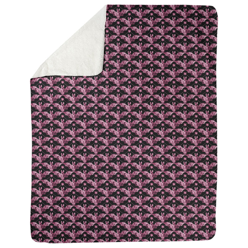 Couverture pour chauve-souris Katelyn Elizabeth, L 32,5 po x L 42,5 po, Rose