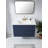 Kama 36 " W Free Standing Wall Mounted 1 Single Vanity Bathroom Vanity With Ceramic Top