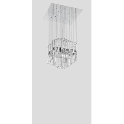 Crystal pendant light 1-light