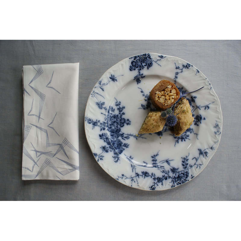 Thaksin Cotton Table Runner, Blue