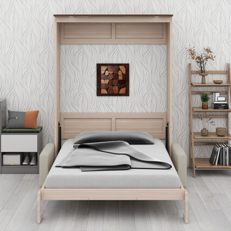Murphy Bed With Sofa And LED