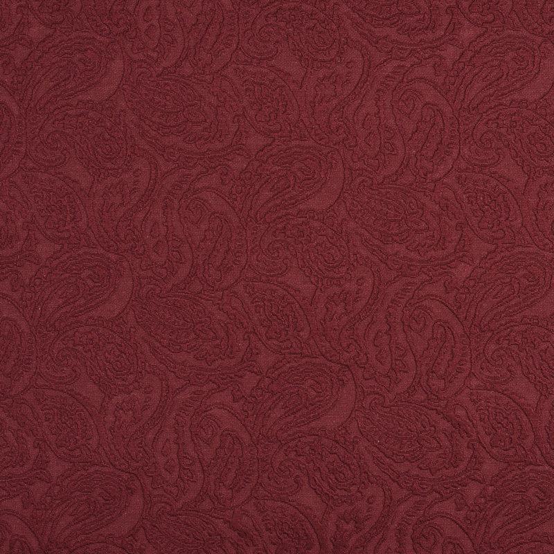 Tissu motif cachemire, Rouge