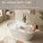 Stone Resin Freestanding Bathtub, Elegant Oval Freestanding Soaking Bathtub, Solid Surface Soaking Tub, Matte White, Cupc Certified, Integrated Slotted Overflow And Pop-up Drain-121542264