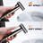Toilet Handheld Bidet - Hygienic Butt Cleansing Quality Customize Spray Rapid Rust And Corrosion Trait Silver Metal Pipe Sanitizing Aspect Control Power Effectively Rust Corrosion Parallelogram