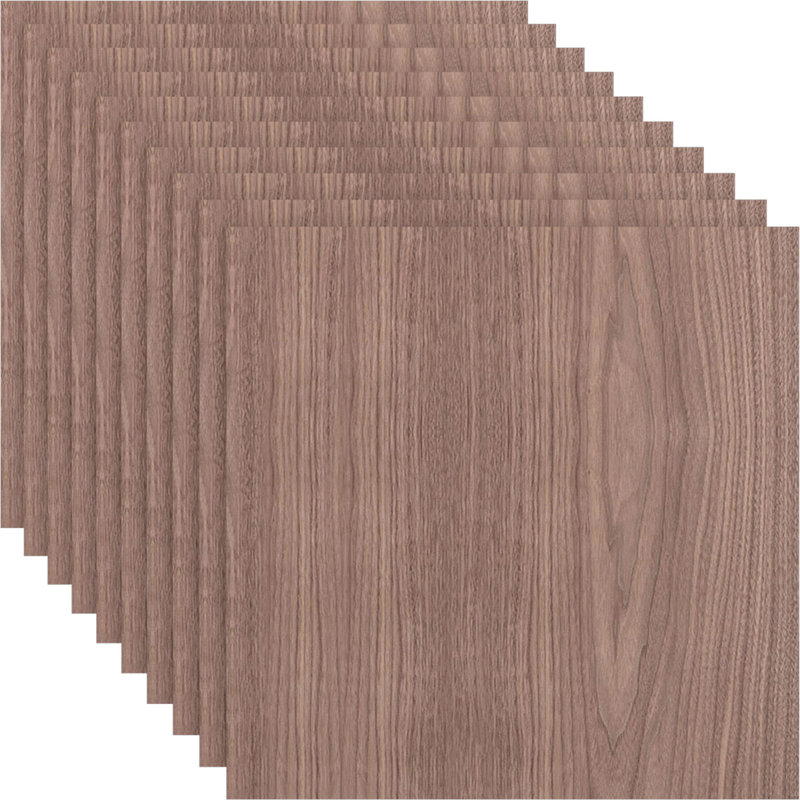Wood Hobby Boards, 7.75" H  x 7.75" W  x 0.38" D, Walnut
