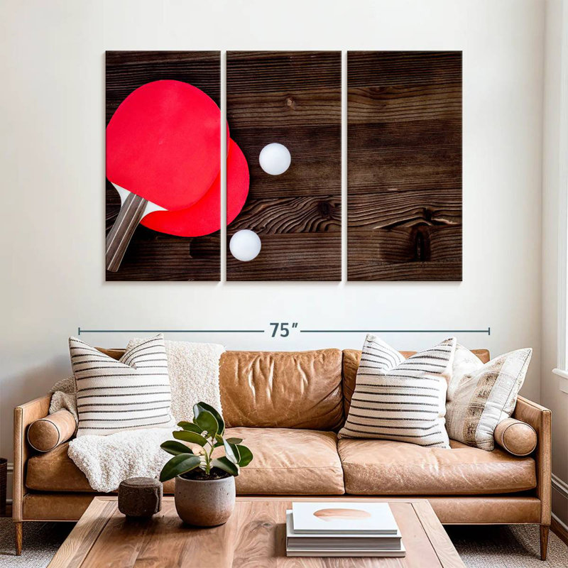 Sireci Table Tennis, 42" H x 65" W