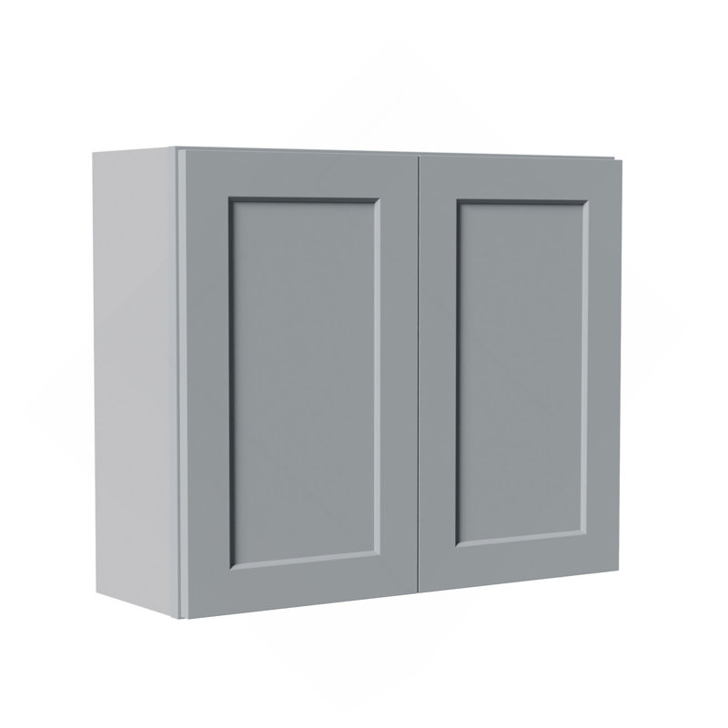 Armoire murale Shaker, H 30 po x l 36 po x P 12 po, Gris