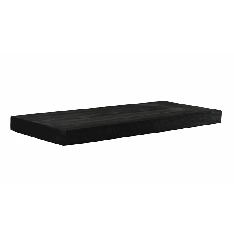 Devyn Pine, 2" H x 24" W x 10" D, Black