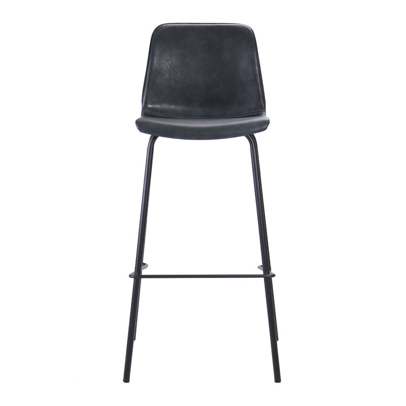 Tabouret de bar et de comptoir Merrik, Gris, Très grand (siège d'une hauteur de 37,5 po)