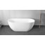 55" x 28" Freestanding Soaking Acrylic Bathtub