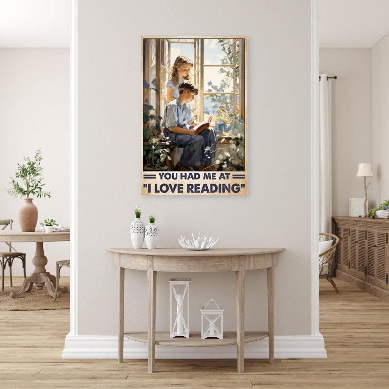 Child I Love Reading, H 36 po x l 24 po x P 1,25 po