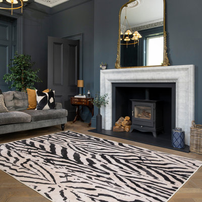 Tavian Vintage Look Cotton Washable Area Rug