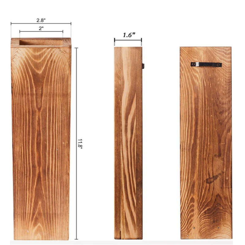Cobel Wood Wall Planter