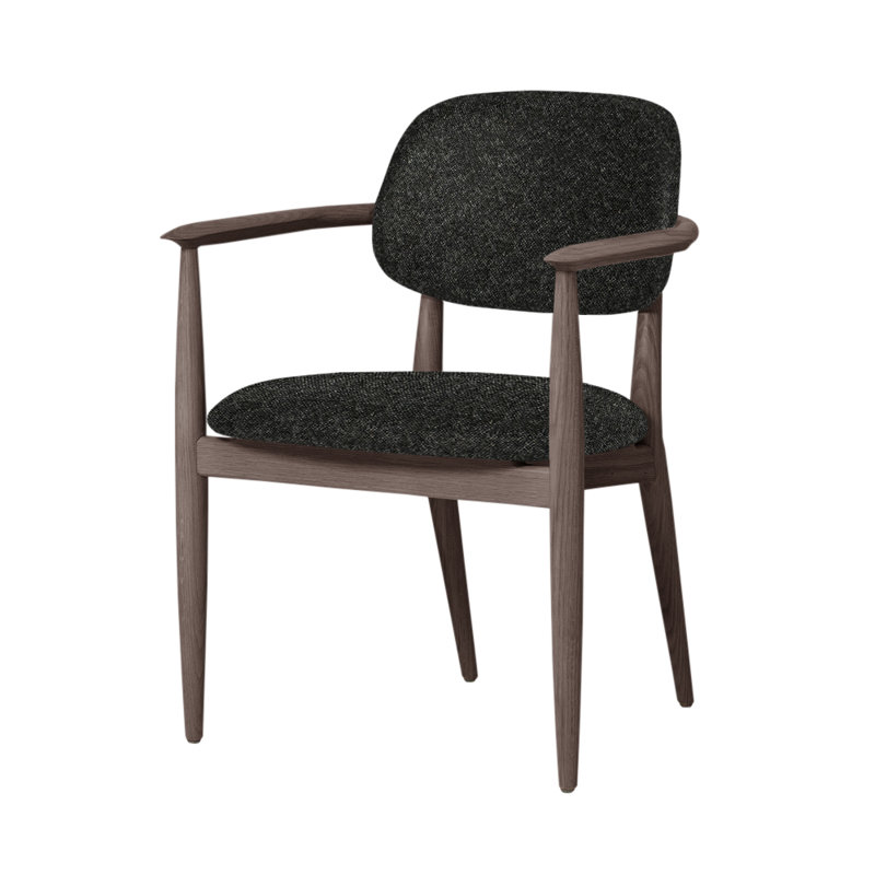 Slow Arm Chair, Main Line Flax MLF36, Soap Finished Walnut