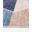 Tapis géométrique rectangulaire en polyester tissé à la machine Sudheer-88507554