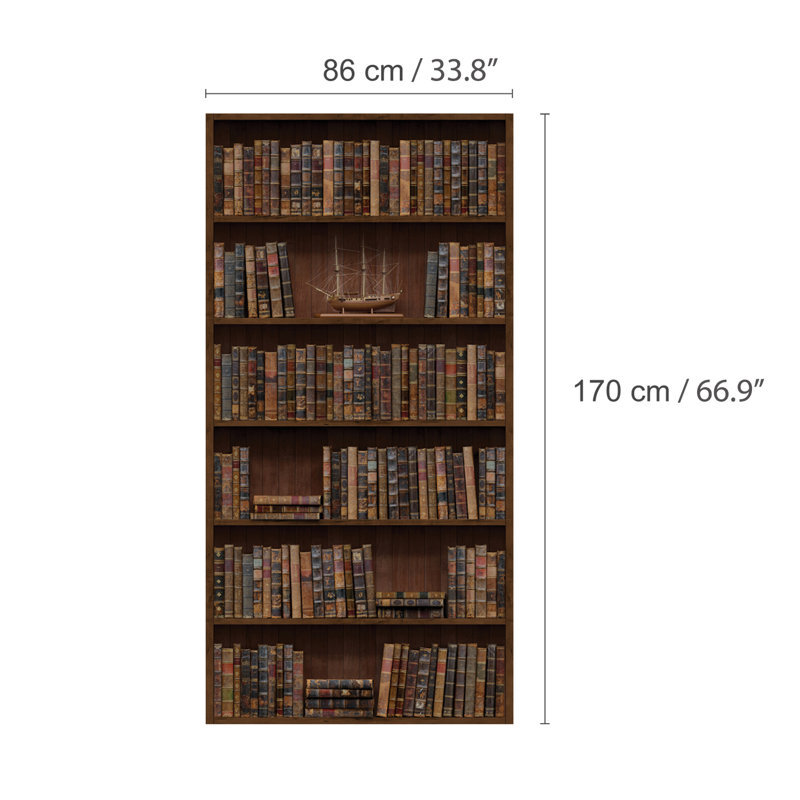 Bookshelf Organizer Door Sticker