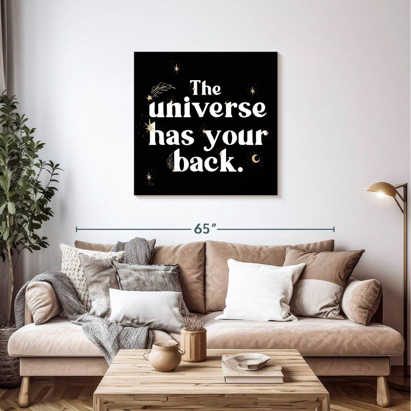 The Universe Has Your Back, 36" H x 36" W