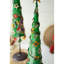 ENSEMBLE DE DEUX ARBRES DE NOEL EN MÉTAL RECYCLÉ
