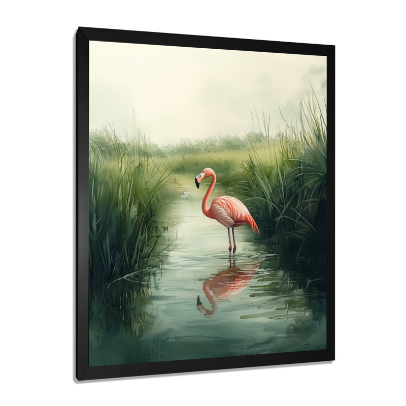 Clenney - animaux, impressions sur toile, H 40 po x l 30 po, Noir, Reproduction encadrée d'une seule photo