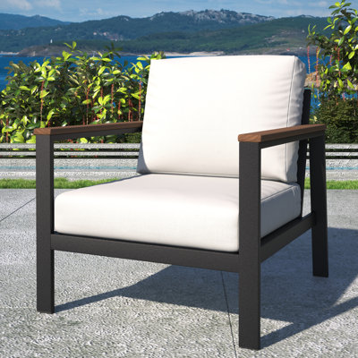 Townsend Outdoor Patio Lounge Chair with Sunbrella Cushions by Birch Lane