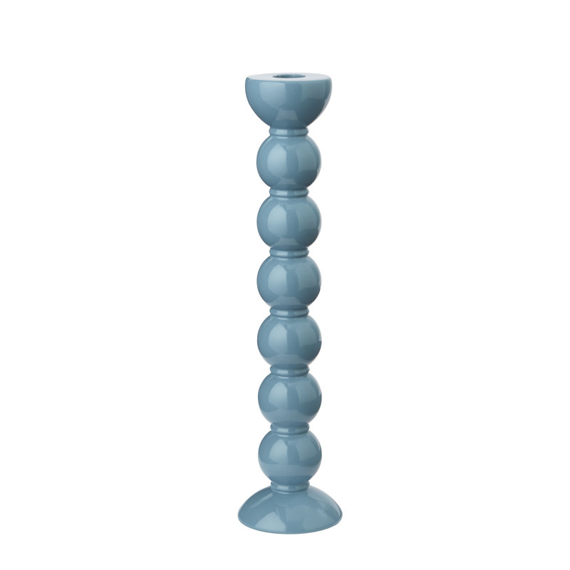 Chandelle à bobine, 12.99" H x 1.97" W x 1.97" D, Chambray
