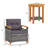 3 Pieces Outdoor Patio Bistro Set