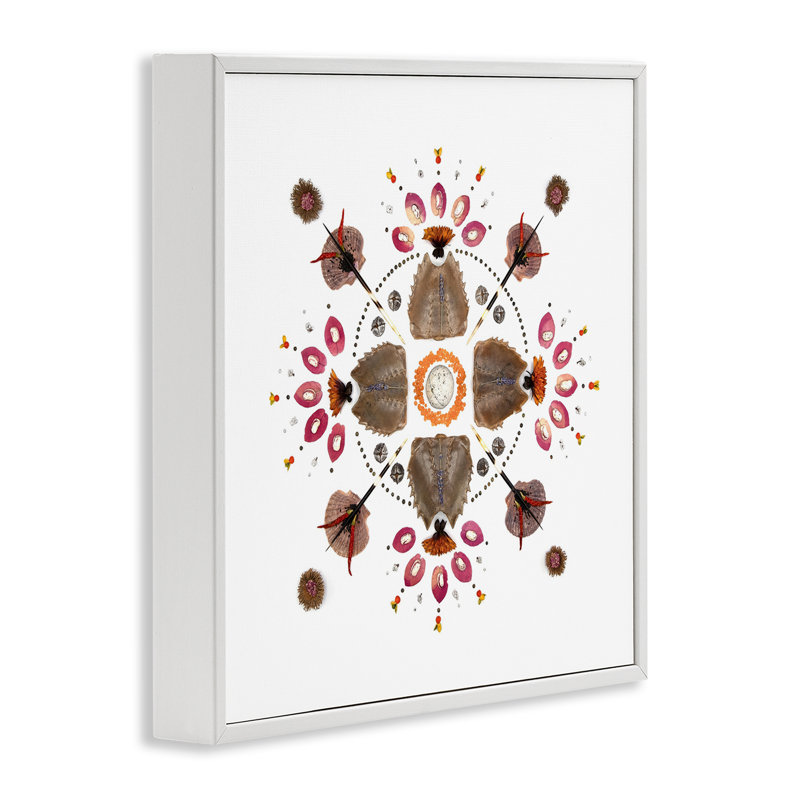 Giclée encadrée de la collection nautique symétrique, design par Beth Adoette, Encadrement giclée blanc côtier