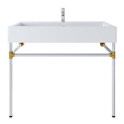 Modway Redeem Acrylic Wall-Mount Bathroom Vanity