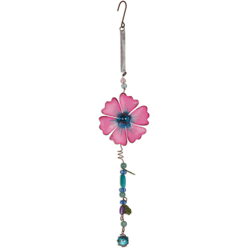Spirale fleur rose gonflable - CA95411