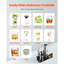 Ensemble de 14 pièces d'outils de bar en acier inoxydable