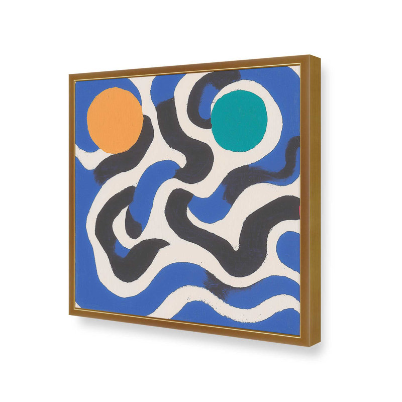 «Papercut Aura I» par Walker Noble, reproduction d'art, H 20 po x l 20 po, Impression sur cadre ouvert sans papier mat, Doré