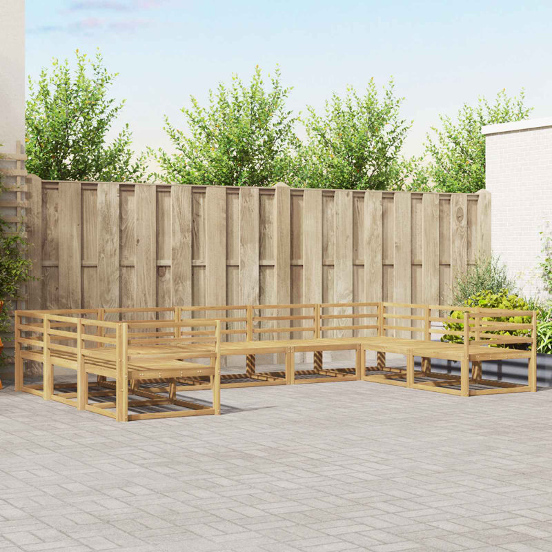404cm Wide Patio Sectional Set