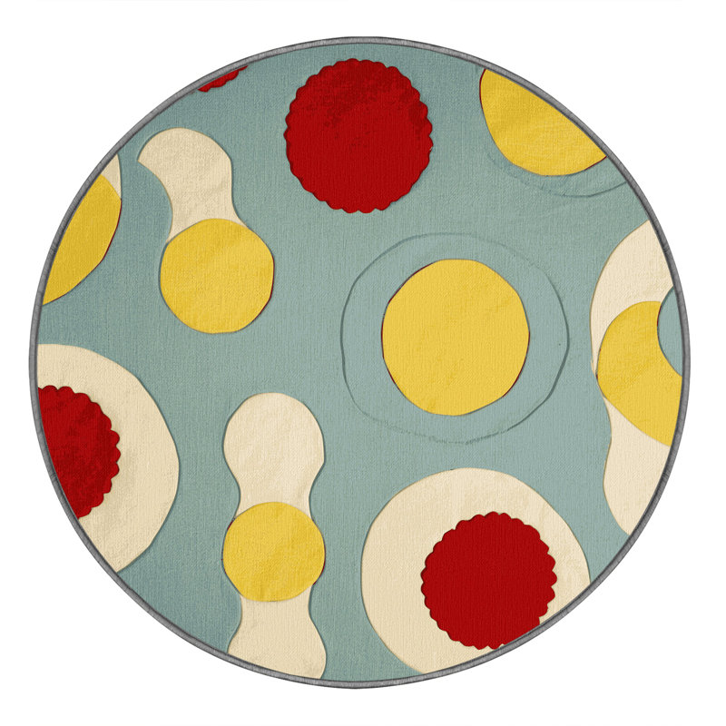Bold Gleam Rug, Round 6'
