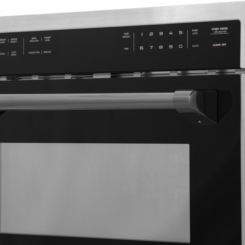 24" 1.6 cu ft. 1000 - Watt Convection Built-In Microwave with Sensor Cooking, Matte Black