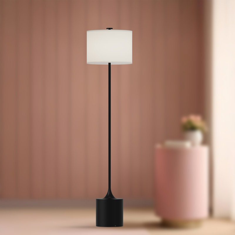Lampe sur pied Fabeha 61,25, Noir