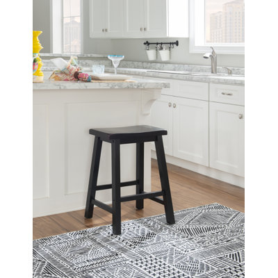 Tabouret de bar et de comptoir en bois massif Forsyth