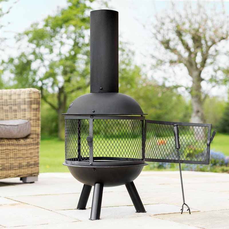 Khue Column Wood Burning Smokeless Chimenea