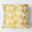 Coussin Golden Floral I - Mid-Century Modern-492605563