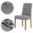 Sparta Houndstooth Textured Stretch Fit Elastic Dining Chair Slipcover-1509786283