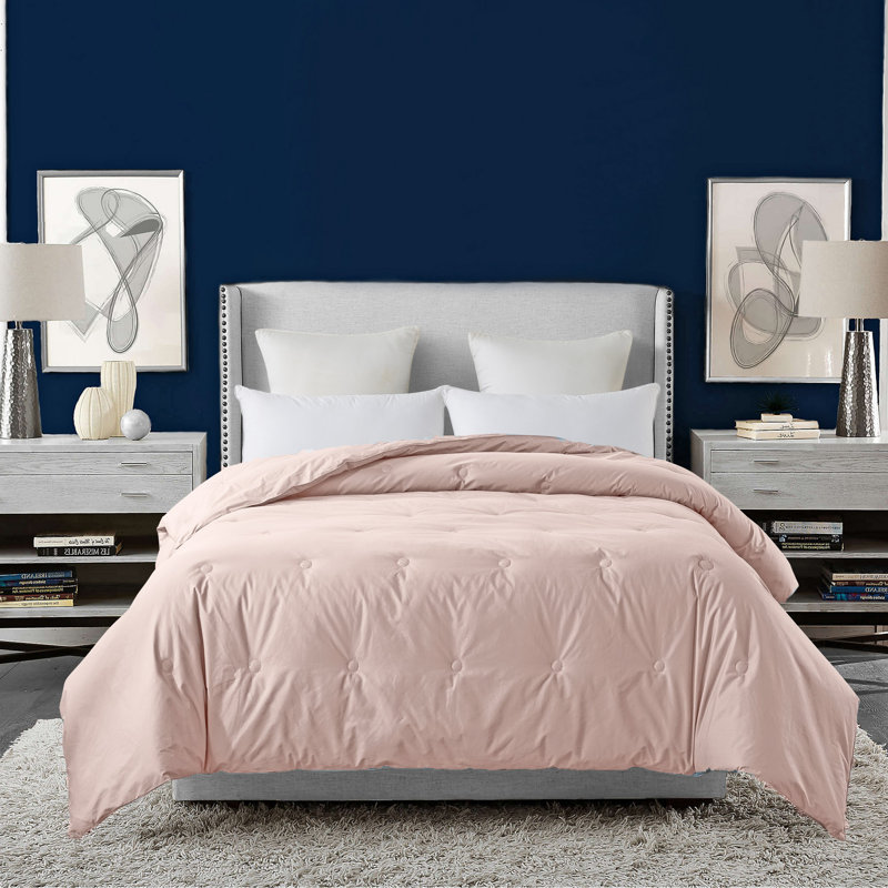 Édredon en duvet synthétique polyester toutes saisons, Simple, Rougir