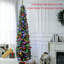 Arbre de Noël artificiel 8 pi avec 8 lumières, 668 branches, 250 lumières DEL colorées et base en acier